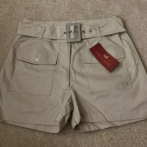 Southern Marsh Expedition Washed Twill Shorts Outdoor Active Tan Women's M NWT